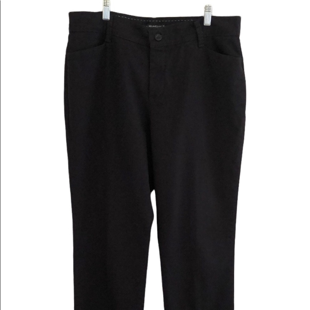 Lee Relaxed Fit Black Jeans Size 14 Short